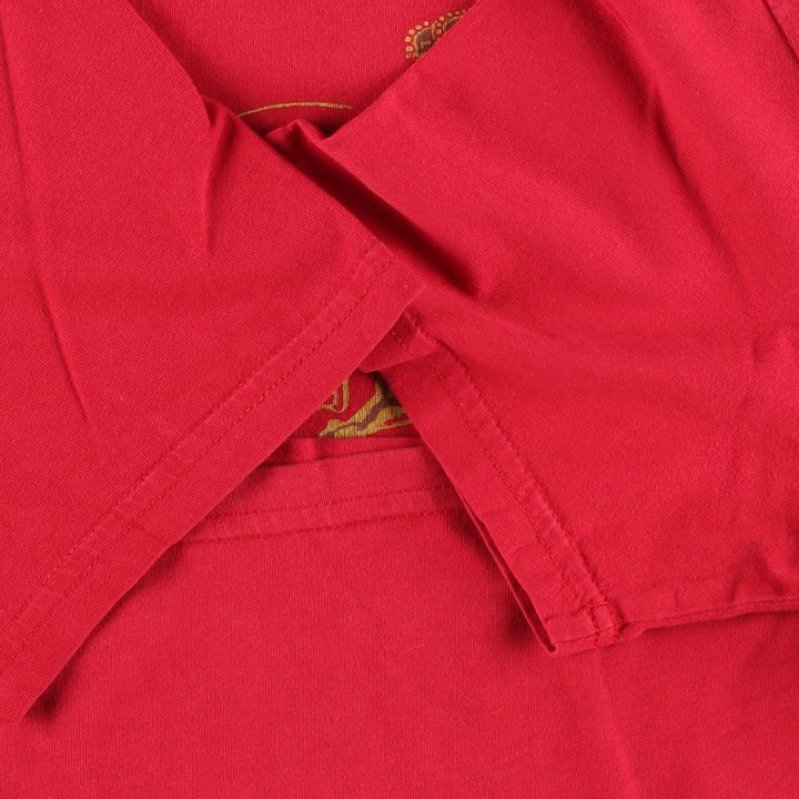 Ralph Lauren POLO by Ralph Lauren Short-Sleeve Printed T-Shirt, Men's Size L (approx.) cotton red type Vintage Second Hand