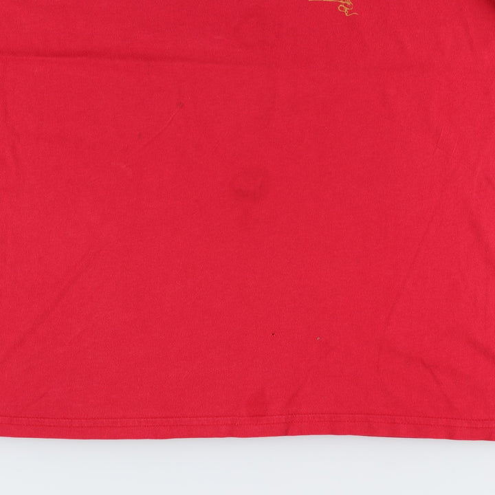 Ralph Lauren POLO by Ralph Lauren Short-Sleeve Printed T-Shirt, Men's Size L (approx.) cotton red type Vintage Second Hand