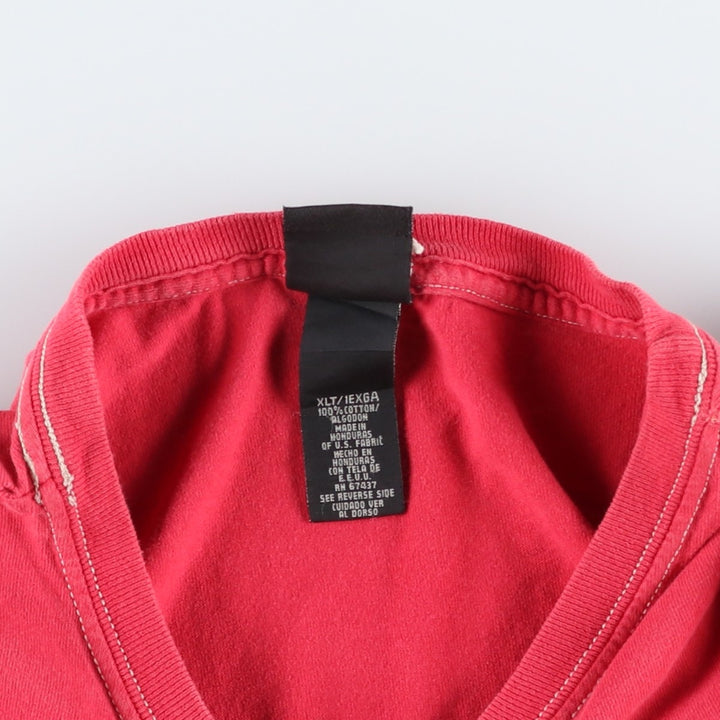 Ralph Lauren POLO JEANS COMPANY Short Sleeve Logo T-Shirt Men's XL cotton red type Vintage Second Hand