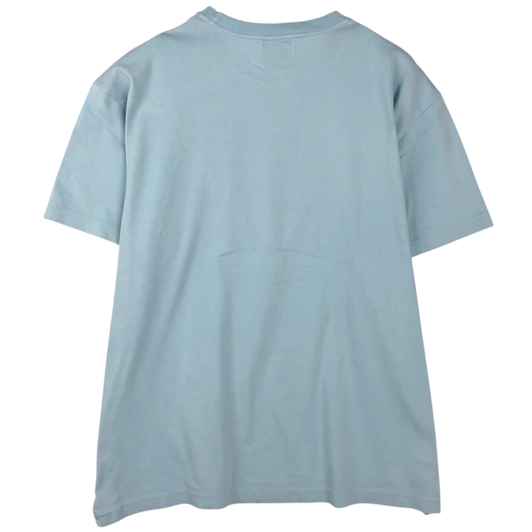 Ralph Lauren POLO by Ralph Lauren Stencil Short-Sleeve Print T-Shirt, Men's Size L (approx.) cotton Blue type light blue Vintage Second Hand