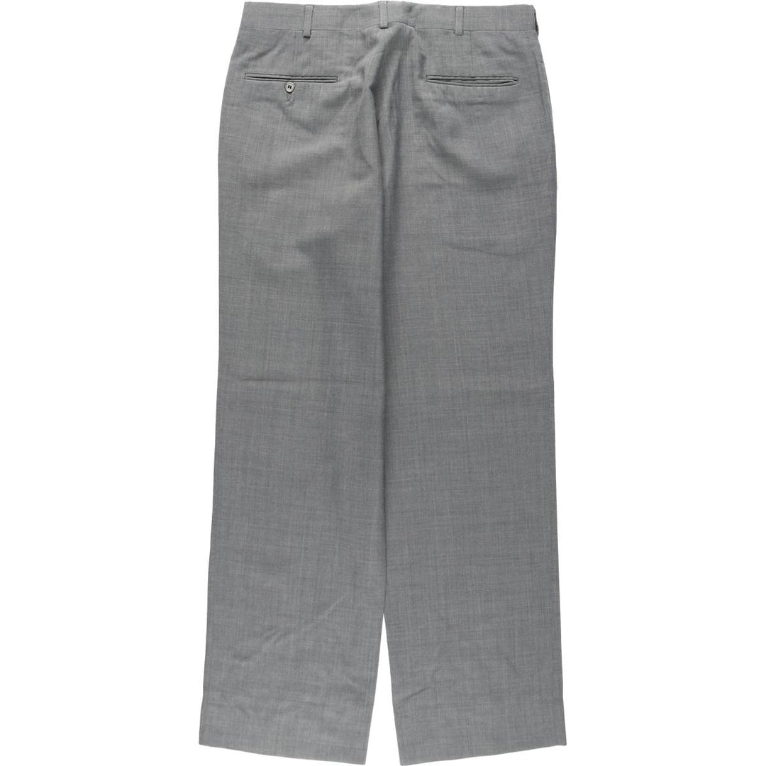 Savile Row slacks, made in the USA, men's size W32 (approx.) unclear gray type Vintage Second Hand
