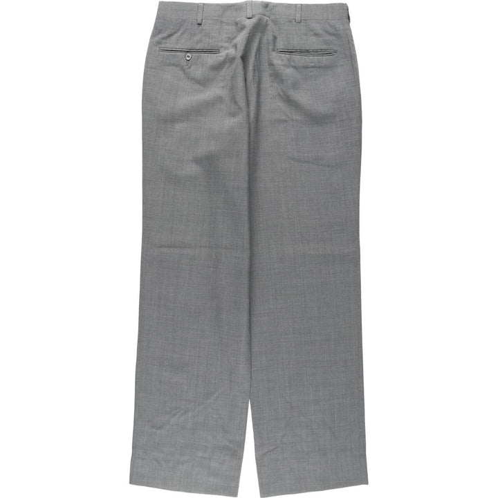 Savile Row slacks, made in the USA, men's size W32 (approx.) unclear gray type Vintage Second Hand