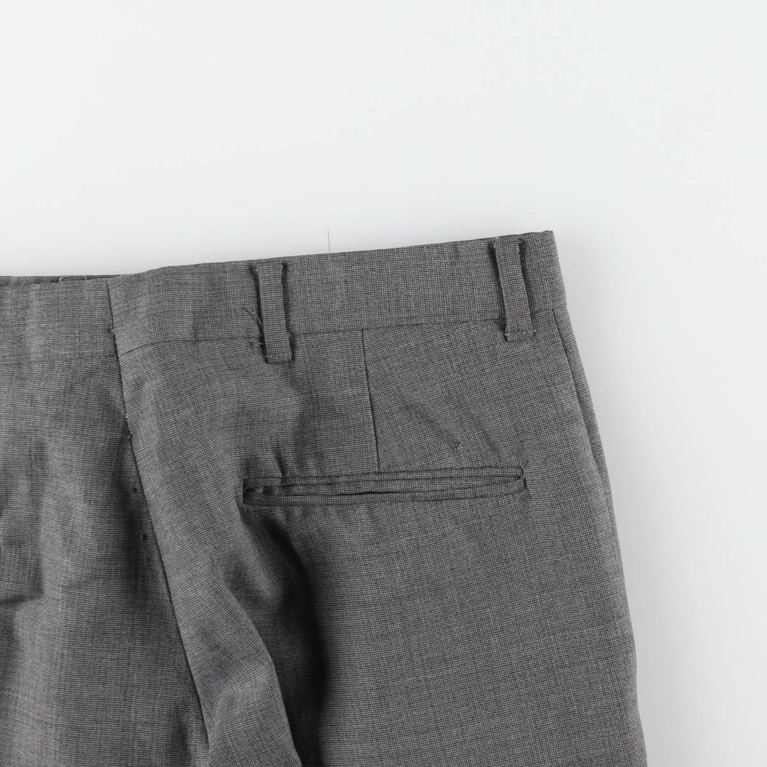 90'S Vintage Men's Slacks, Size W32 unclear gray type Vintage Second Hand