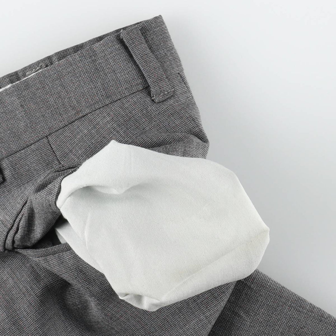 90'S Vintage Men's Slacks, Size W32 unclear gray type Vintage Second Hand