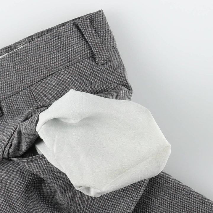 90'S Vintage Men's Slacks, Size W32 unclear gray type Vintage Second Hand