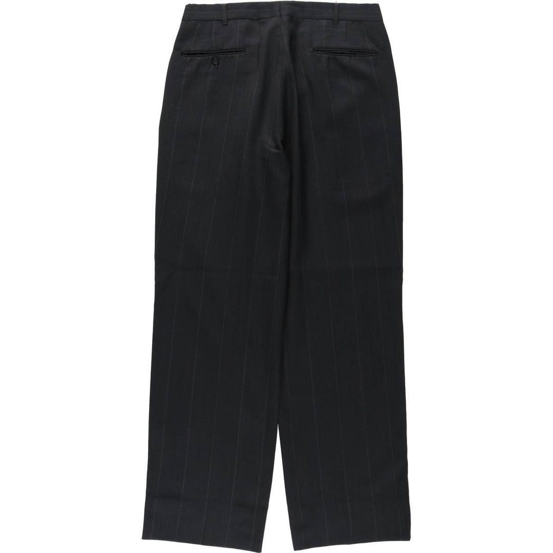 90'S Vintage Striped Slacks, Men's Size W31 unclear Charcoal Vintage Second Hand