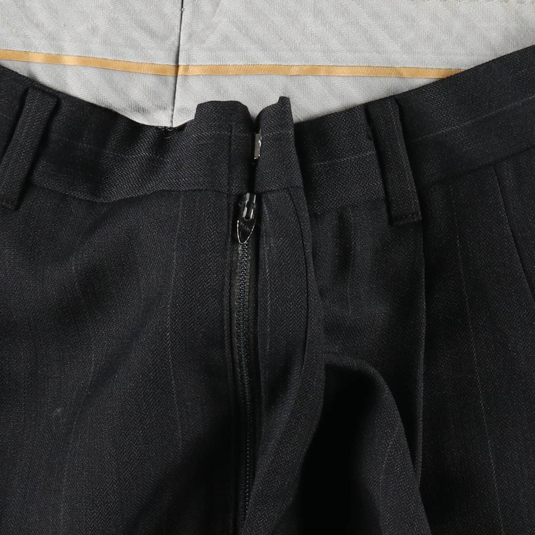 90'S Vintage Striped Slacks, Men's Size W31 unclear Charcoal Vintage Second Hand