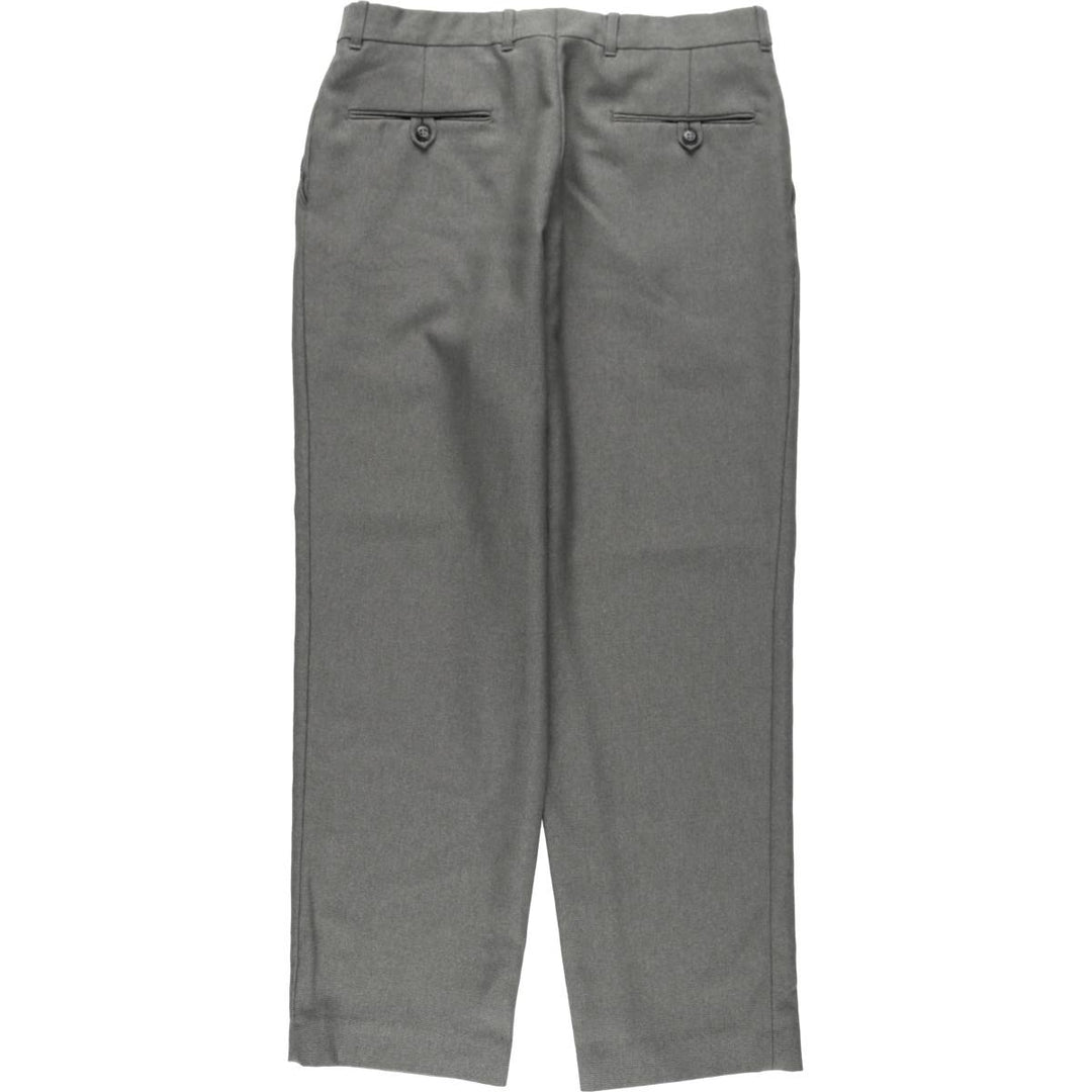 Marks & Spencer men's slacks, size W34 (approx.) polyester gray type Vintage Second Hand