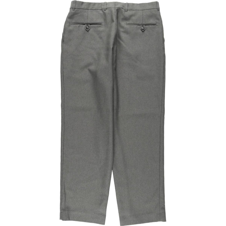Marks & Spencer men's slacks, size W34 (approx.) polyester gray type Vintage Second Hand