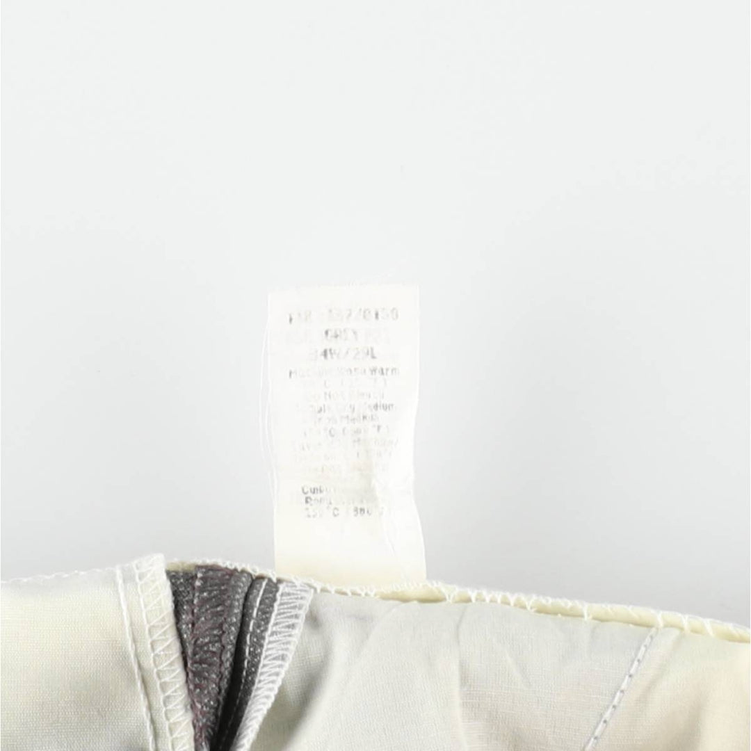 Marks & Spencer men's slacks, size W34 (approx.) polyester gray type Vintage Second Hand