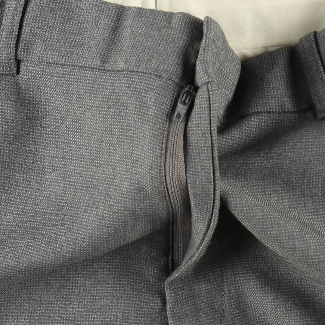Marks & Spencer men's slacks, size W34 (approx.) polyester gray type Vintage Second Hand