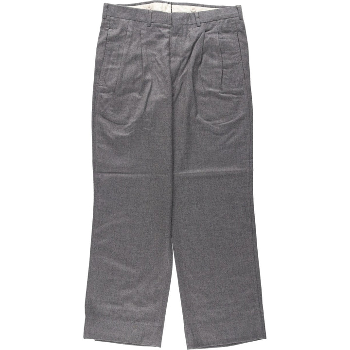 Blacker Britches two-pleat slacks, men's size W33 (approx.), vintage. unclear gray type Vintage Second Hand