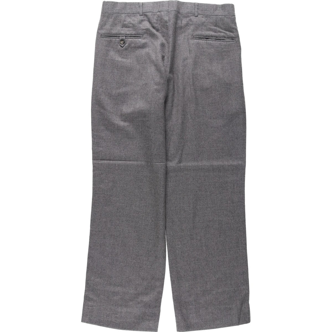 Blacker Britches two-pleat slacks, men's size W33 (approx.), vintage. unclear gray type Vintage Second Hand