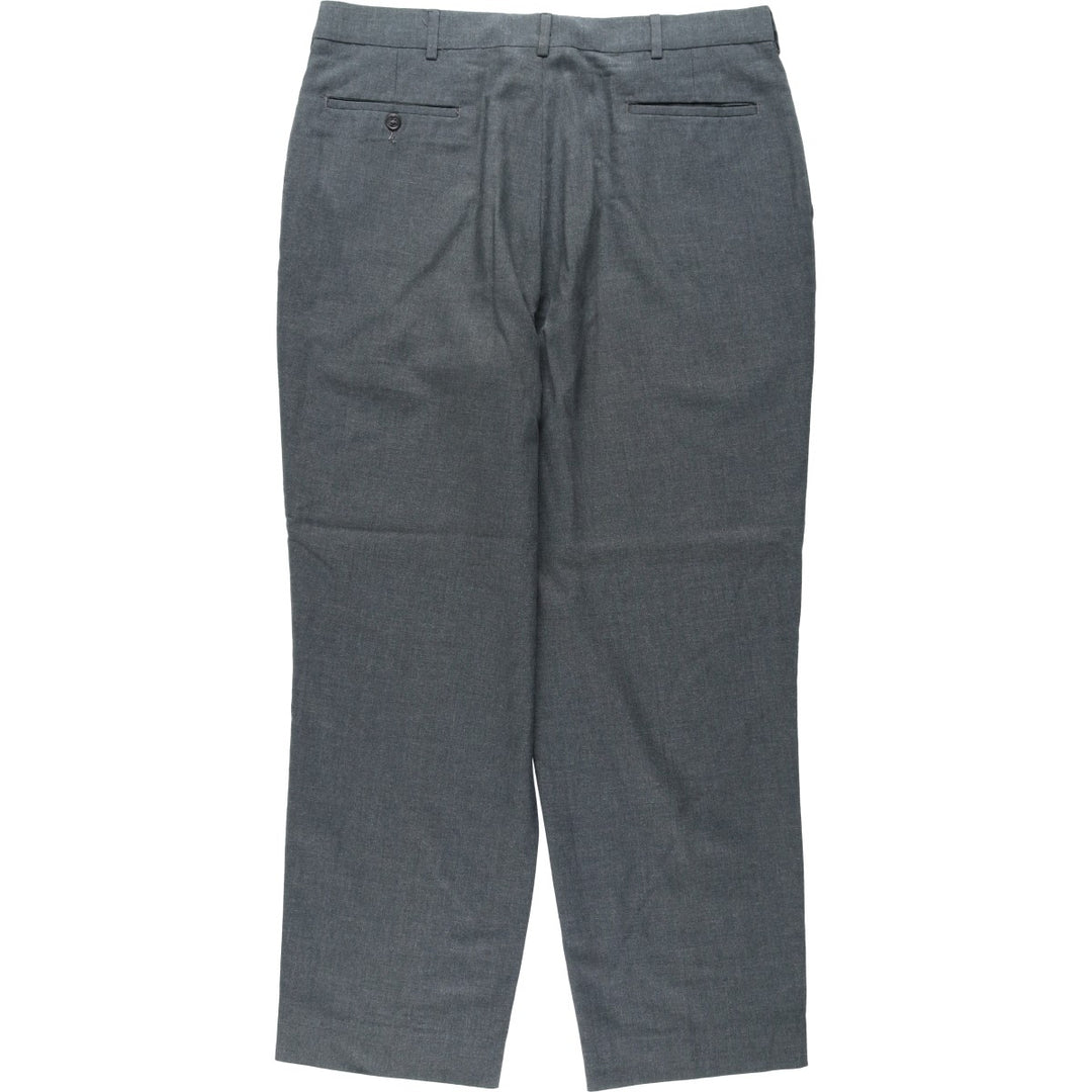1990'S FARAH slacks pants, men's size W37 (approx.), vintage. polyester gray type Vintage Second Hand