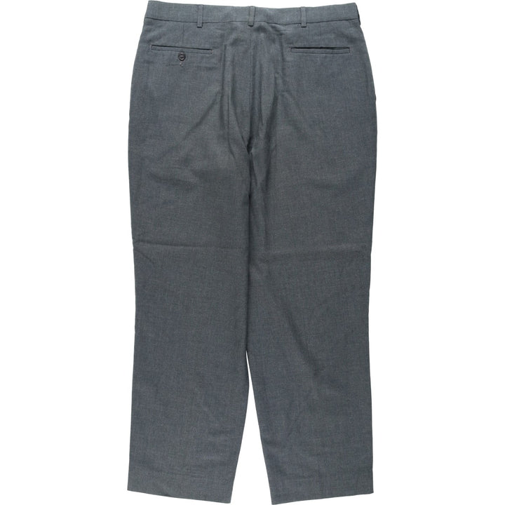 1990'S FARAH slacks pants, men's size W37 (approx.), vintage. polyester gray type Vintage Second Hand