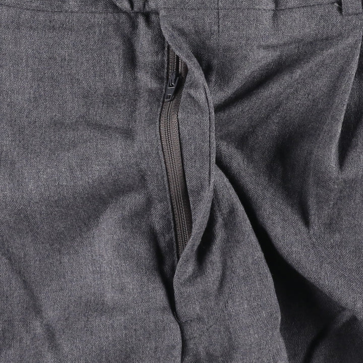 ~90'S John Alexander Two-Pleat Wool Pants, Made in USA, Men's W34 (approx.), Vintage wool gray type Vintage Second Hand