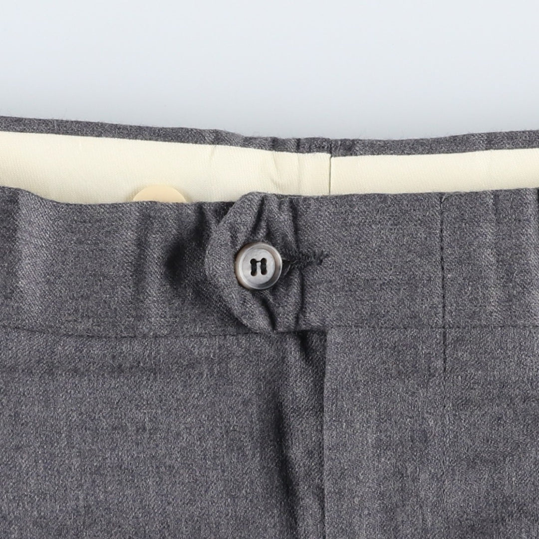 ~90'S John Alexander Two-Pleat Wool Pants, Made in USA, Men's W34 (approx.), Vintage wool gray type Vintage Second Hand