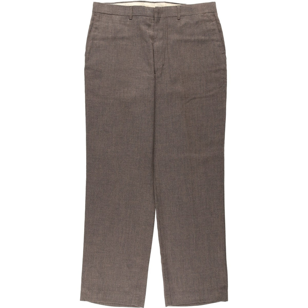 REED ST JAMES Men's Slacks Pants (W35 equivalent) polyester brown type Vintage Second Hand