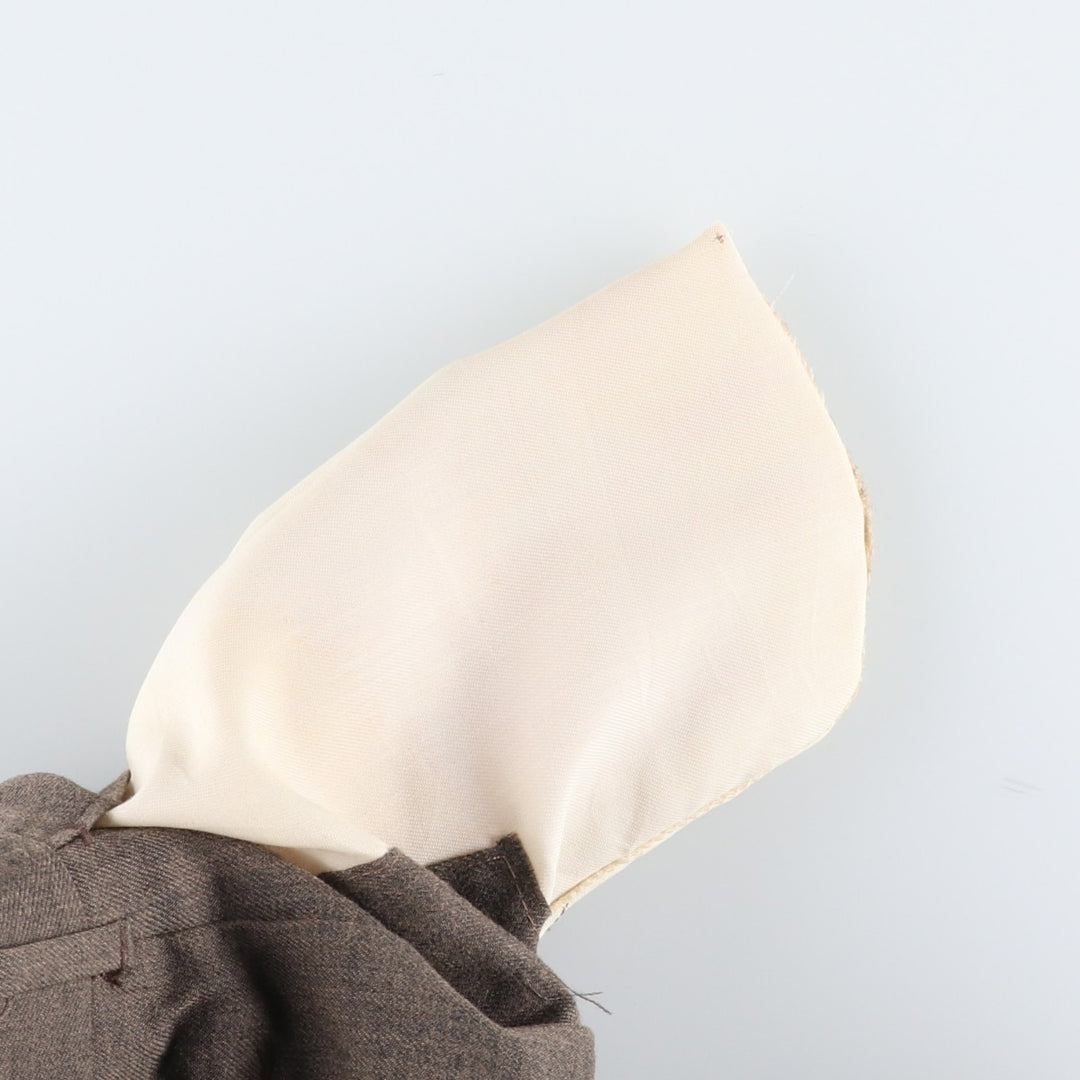 REED ST JAMES Men's Slacks Pants (W35 equivalent) polyester brown type Vintage Second Hand
