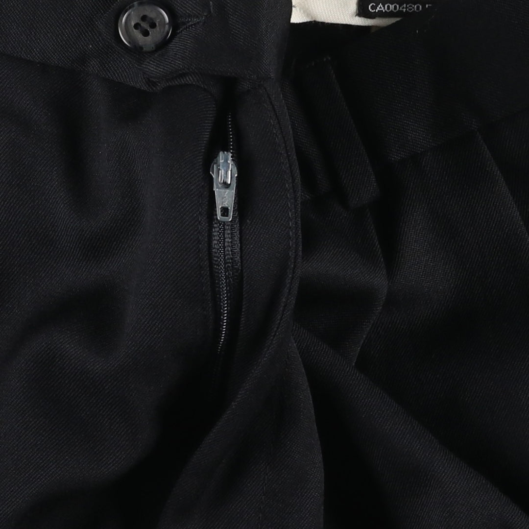 ALFANI Two-Pleat Wool Trousers, Men's Size W34 (approx.) wool black type Vintage Second Hand