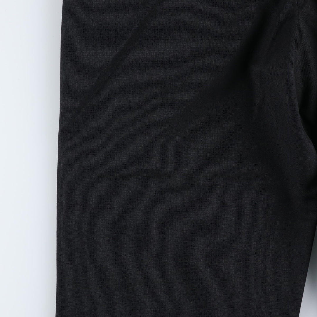 ALFANI Two-Pleat Wool Trousers, Men's Size W34 (approx.) wool black type Vintage Second Hand