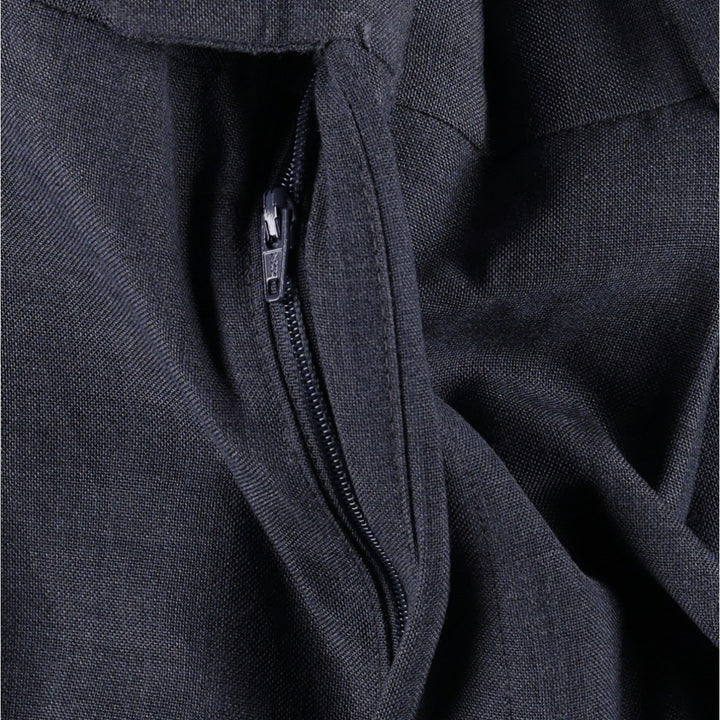 JOHN WEITZ THE PEER GROUP Two-Pleat Slacks, Made in USA, Men's Size W33 (approx.), Vintage unclear navy blue type Vintage Second Hand