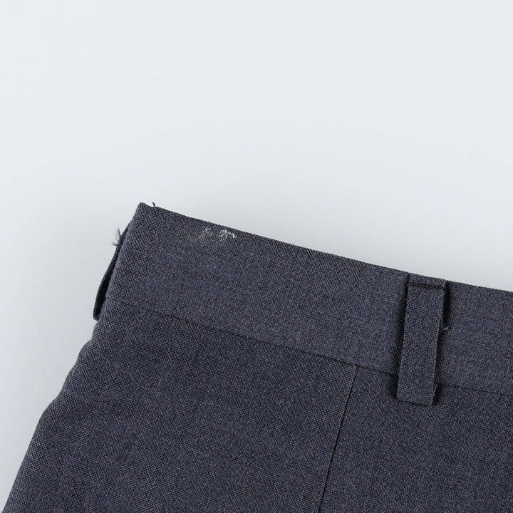 JOHN WEITZ THE PEER GROUP Two-Pleat Slacks, Made in USA, Men's Size W33 (approx.), Vintage unclear navy blue type Vintage Second Hand
