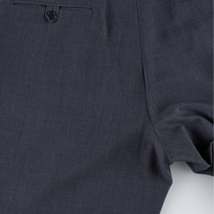 JOHN WEITZ THE PEER GROUP Two-Pleat Slacks, Made in USA, Men's Size W33 (approx.), Vintage unclear navy blue type Vintage Second Hand