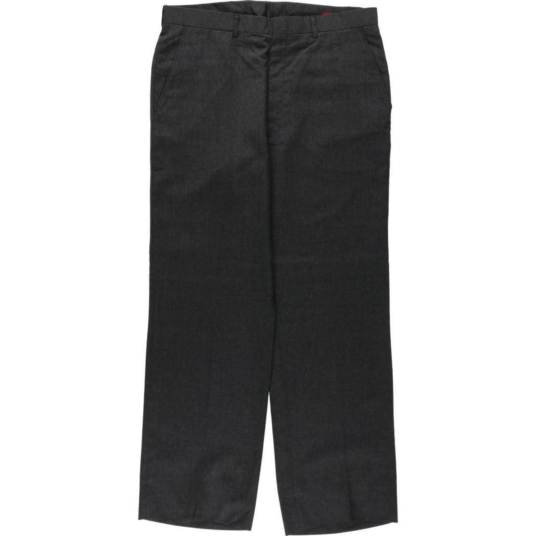 Deansgate Perfect Cloth Slacks Pants, Made in USA, Men's W36 (approx.), Vintage unclear Charcoal Vintage Second Hand
