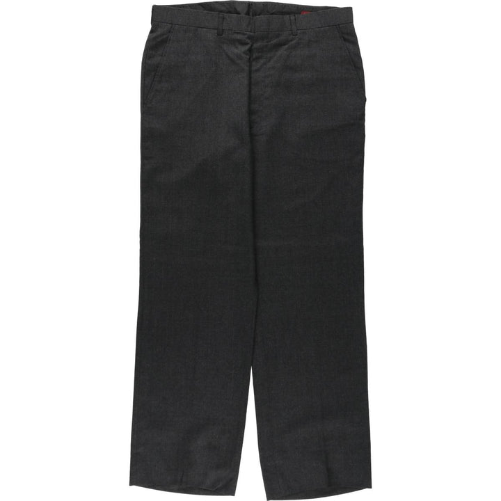 Deansgate Perfect Cloth Slacks Pants, Made in USA, Men's W36 (approx.), Vintage unclear Charcoal Vintage Second Hand