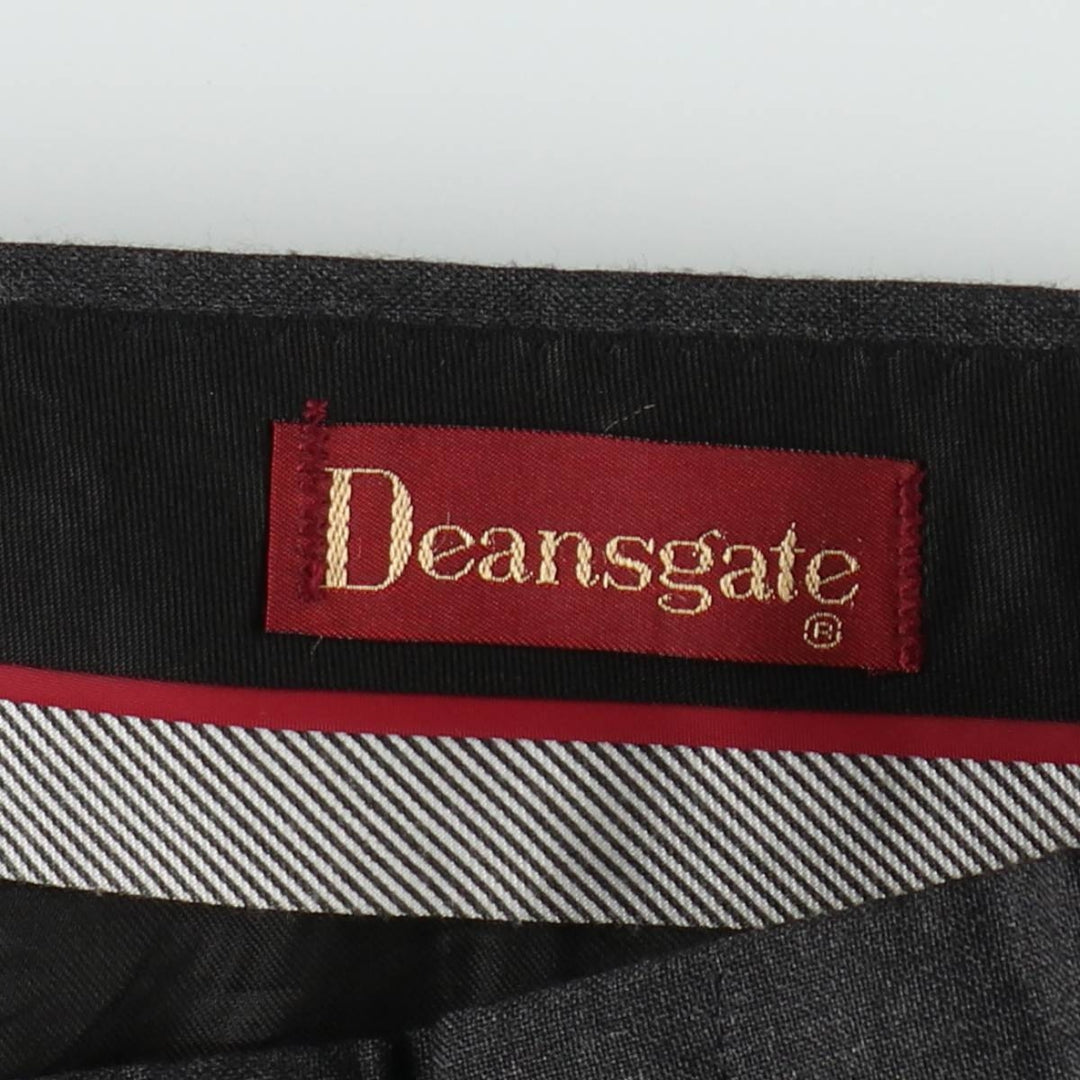 Deansgate Perfect Cloth Slacks Pants, Made in USA, Men's W36 (approx.), Vintage unclear Charcoal Vintage Second Hand