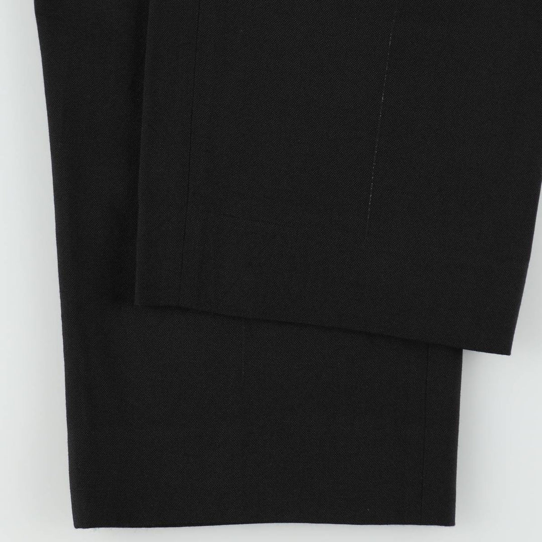 Two-pleat slacks, made in Canada, men's size W32 (approx.), lightweight. unclear black type Vintage Second Hand