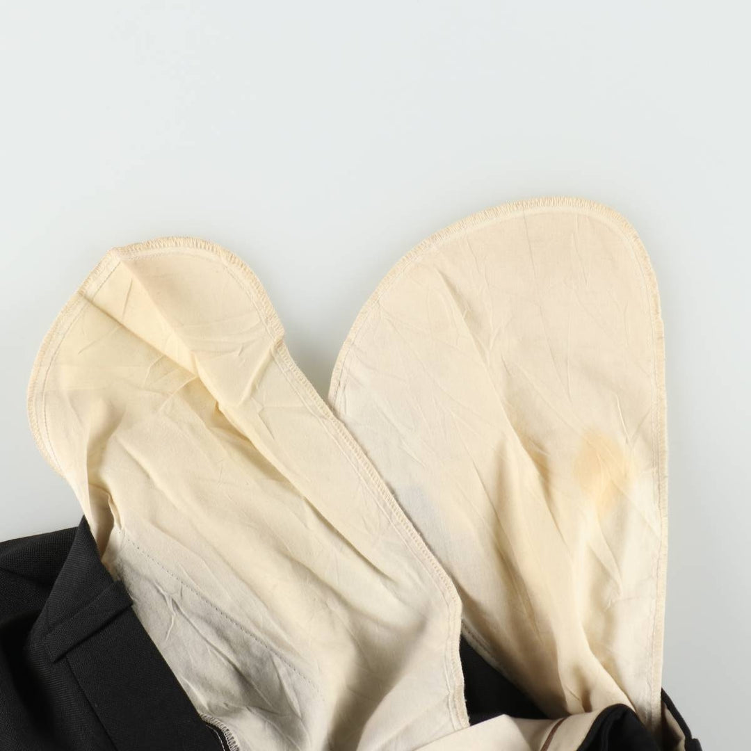 Two-pleat slacks, made in Canada, men's size W32 (approx.), lightweight. unclear black type Vintage Second Hand