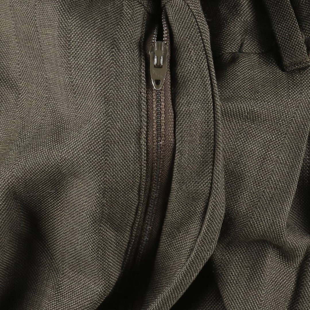 Vintage two-pleat slacks for men, size W31 unclear walnut Vintage Second Hand