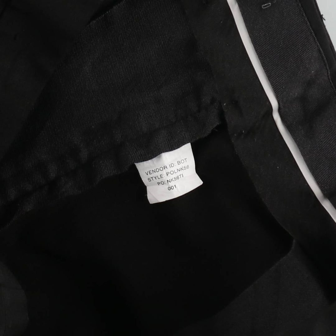 Perry Ellis PERRY ELLIS PORTFOLIO Two-pleat Slacks Men's Size W34 unclear black type Vintage Second Hand