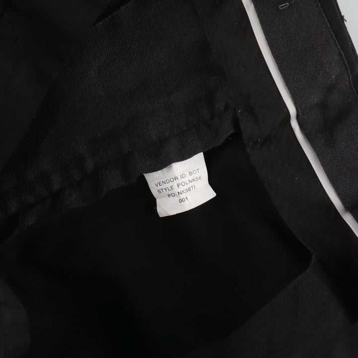 Perry Ellis PERRY ELLIS PORTFOLIO Two-pleat Slacks Men's Size W34 unclear black type Vintage Second Hand