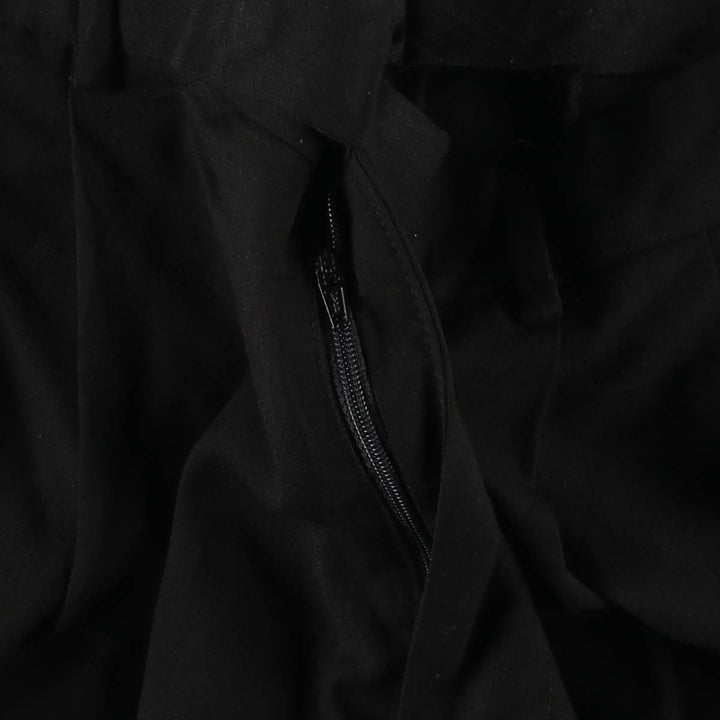 Perry Ellis PERRY ELLIS PORTFOLIO Two-pleat Slacks Men's Size W34 unclear black type Vintage Second Hand