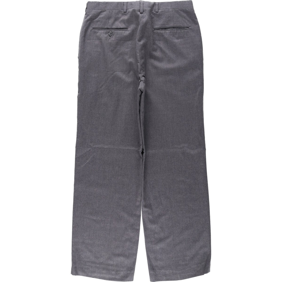 HART SCHAFFNER AND MARX Wool Trousers, Slacks, Men's Size W32 (approx.), Vintage wool gray type Vintage Second Hand