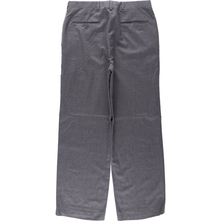 HART SCHAFFNER AND MARX Wool Trousers, Slacks, Men's Size W32 (approx.), Vintage wool gray type Vintage Second Hand