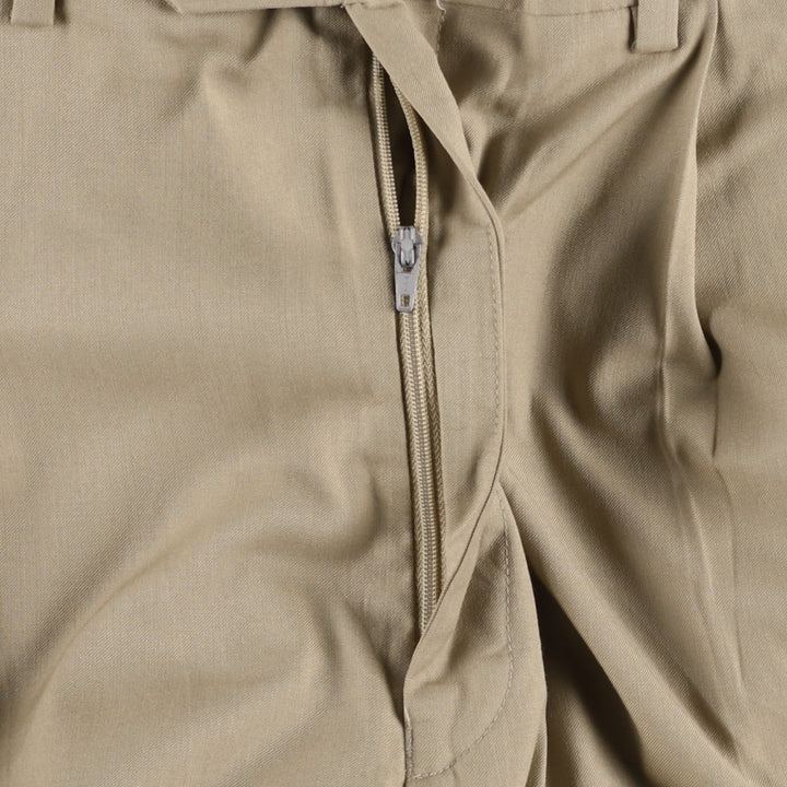 Ralph Lauren LAUREN Two-pleat slacks for men, size W33 (approx.) unclear Beige type Vintage Second Hand