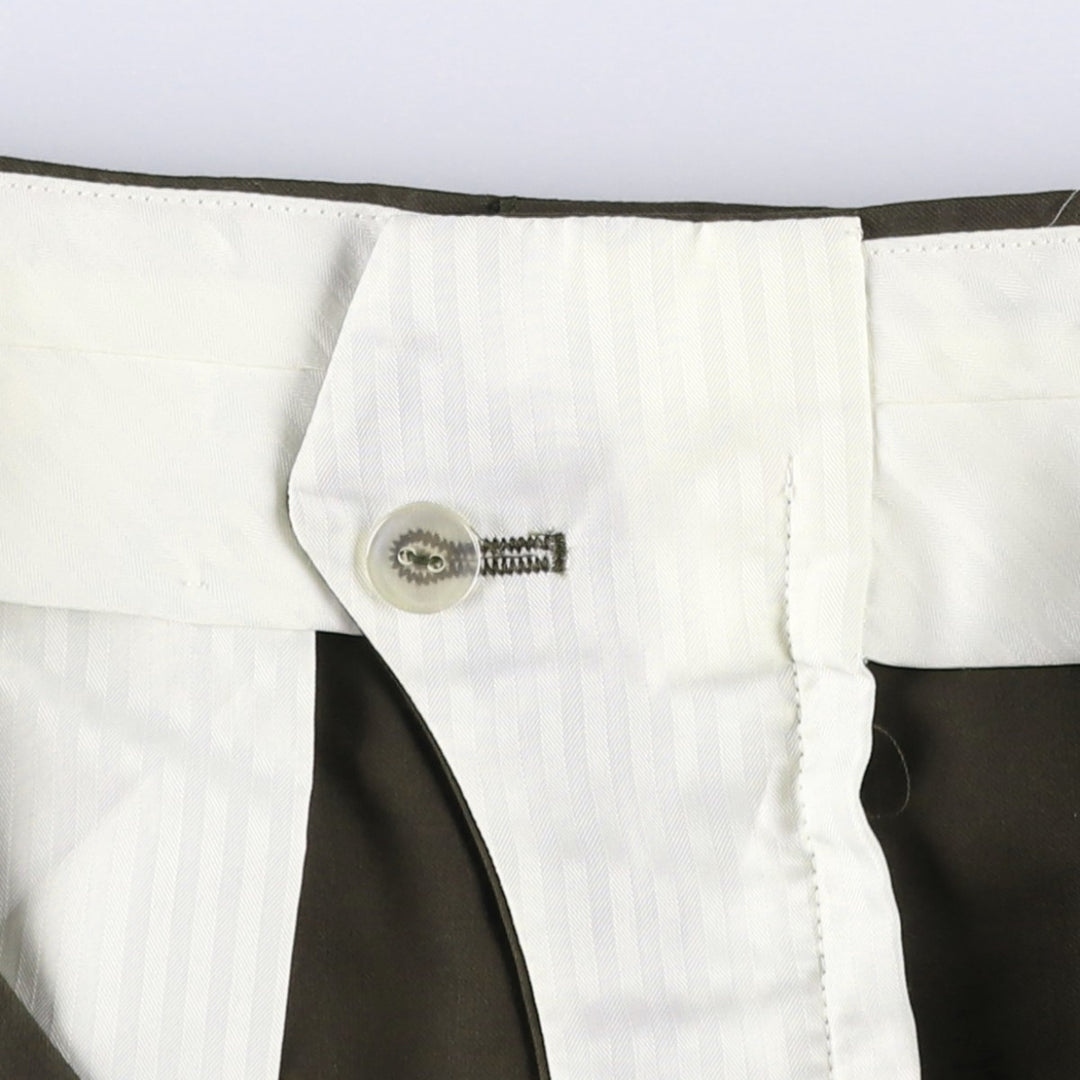 Ralph Lauren LAUREN Two-pleat slacks for men, size W33 (approx.) unclear Khaki type Vintage Second Hand