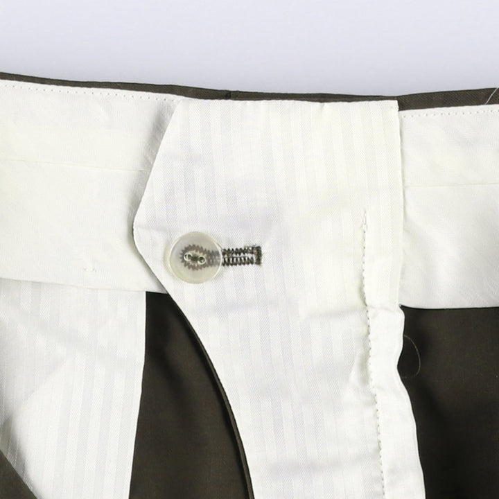 Ralph Lauren LAUREN Two-pleat slacks for men, size W33 (approx.) unclear Khaki type Vintage Second Hand