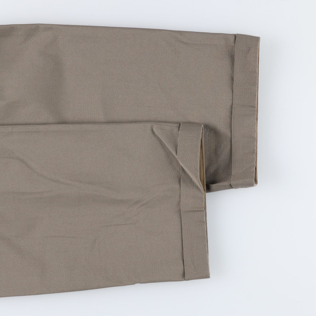 Vintage two-pleat slacks for men, size W30 unclear Khaki type Vintage Second Hand