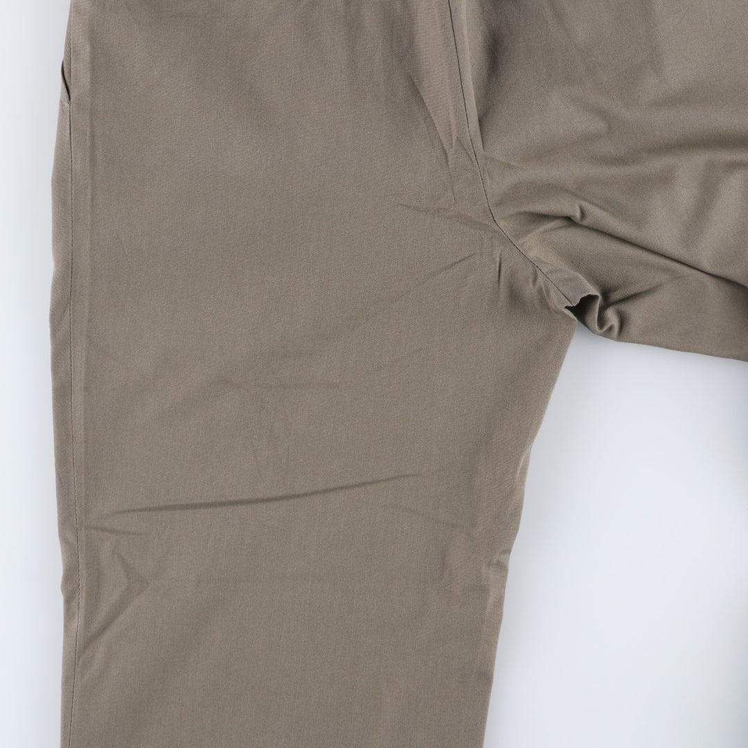 Vintage two-pleat slacks for men, size W30 unclear Khaki type Vintage Second Hand