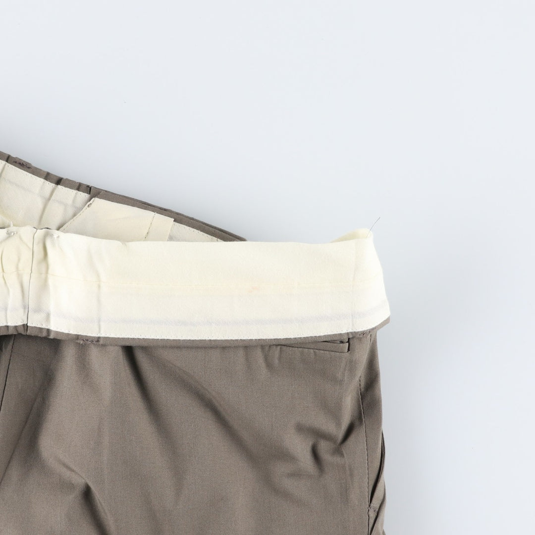Vintage two-pleat slacks for men, size W30 unclear Khaki type Vintage Second Hand