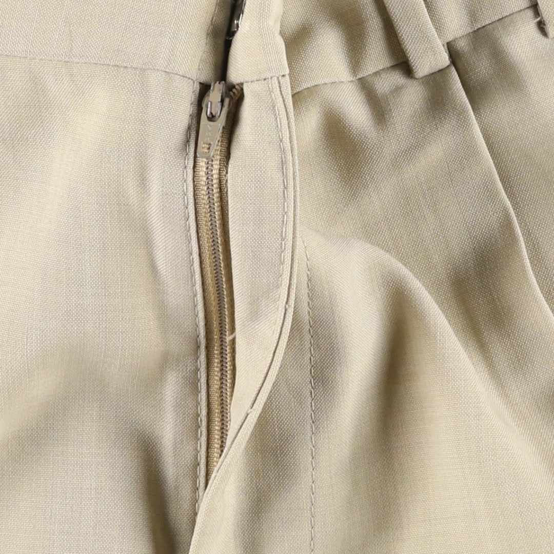 90'S Dockers Dress Slacks, Men's Size W34 (approx.), Vintage polyester Beige type Vintage Second Hand