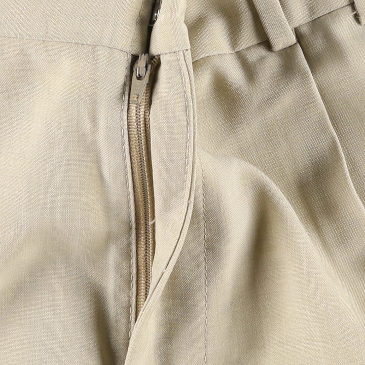 90'S Dockers Dress Slacks, Men's Size W34 (approx.), Vintage polyester Beige type Vintage Second Hand