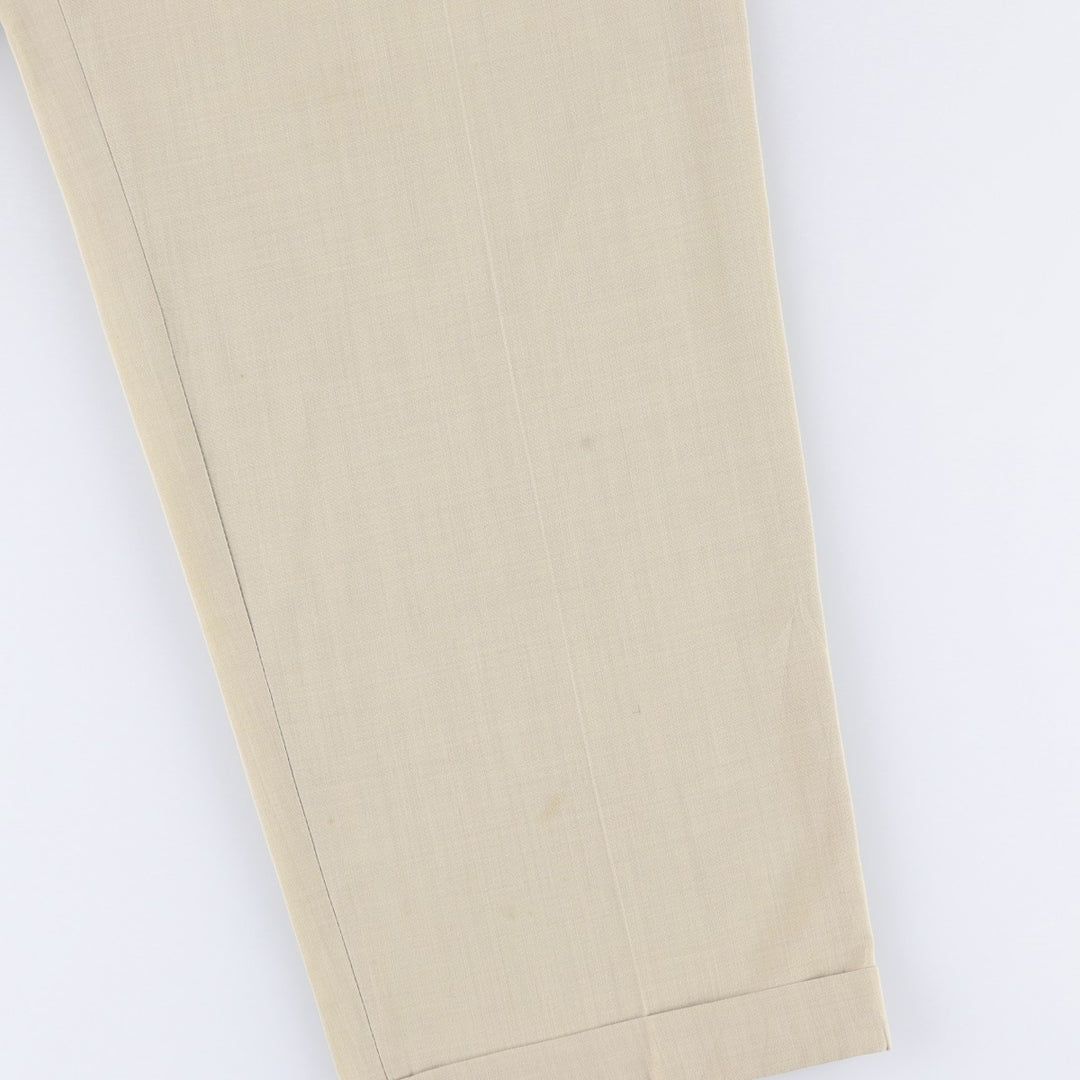 90'S Dockers Dress Slacks, Men's Size W34 (approx.), Vintage polyester Beige type Vintage Second Hand