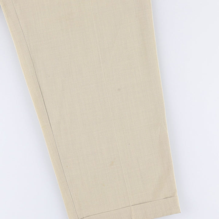 90'S Dockers Dress Slacks, Men's Size W34 (approx.), Vintage polyester Beige type Vintage Second Hand