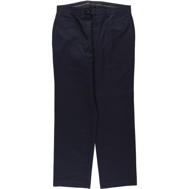 Ralph Lauren LAUREN TOTAL COMFORT wool pants slacks for men, W33 equivalent wool navy blue type Vintage Second Hand